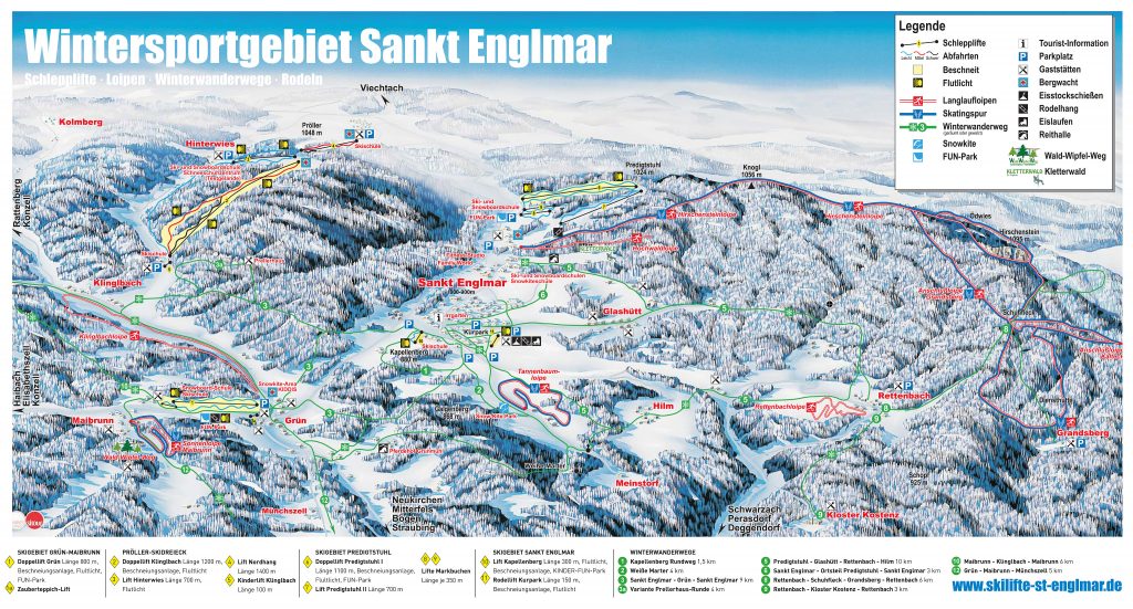 Pistenplan St. Englmar